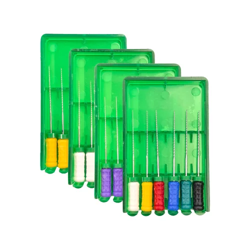 Imagen 1 del producto Archivos dentales HEADSTROEM H Uso manual Acceso mallefer H-File 8 # 10 # 15 # 15-40 # Archivos de 25 mm/31 mm Instrumentos endodónticos para conducto radicular
