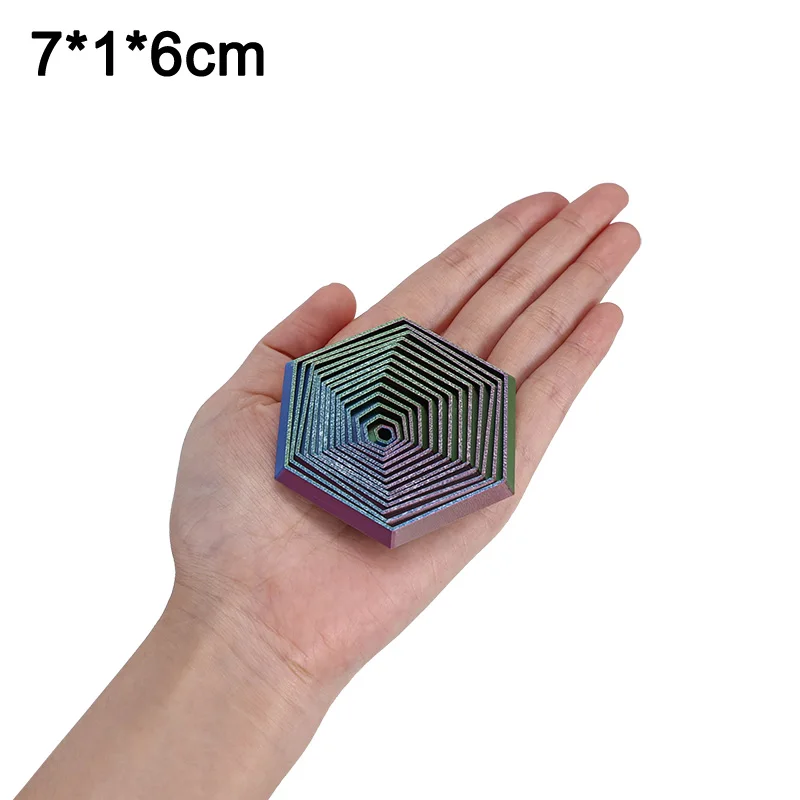 Drukowany w 3D sześciokątny spinner na palec, zabawka antystresowa do dekompresji, prezent