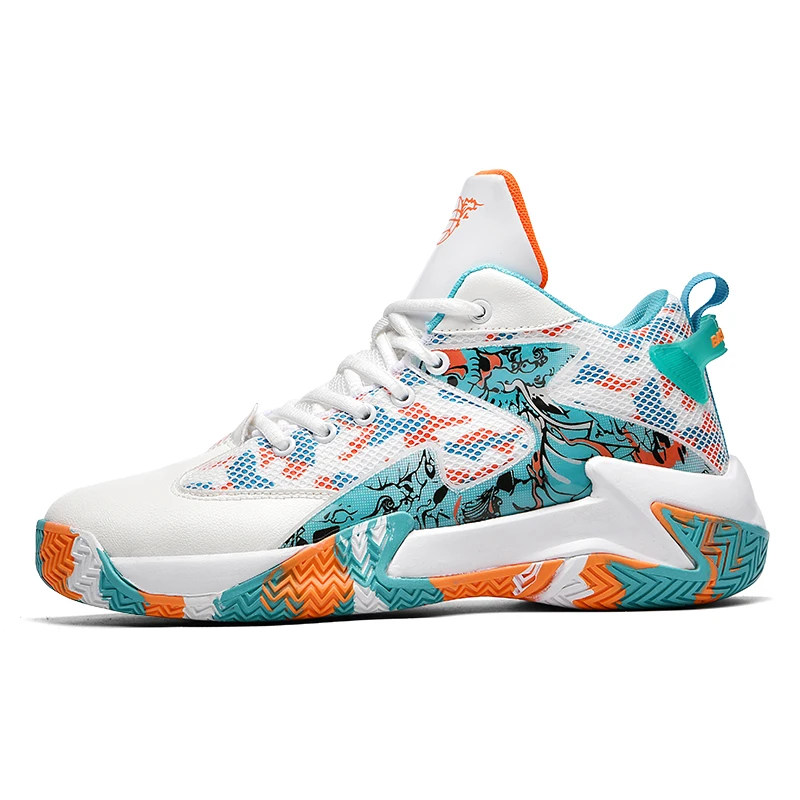 Scarpe da basket da uomo originali maschili traspiranti unisex taglie forti moda resistente all'usura trainer sneakers da esterno antiscivolo Luxyry