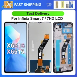 For Infinix Smart 7 6.6''For Smart 7 HD X6515 X6516 LCD Display Touch Screen Digitizer Assembly Replacement