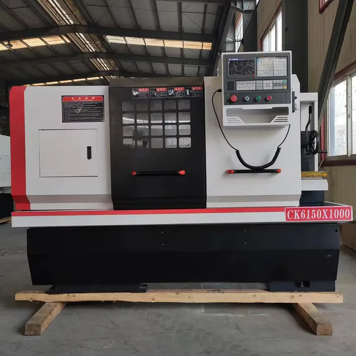 Chinese CK6150 CK6140 Flat Bed Cnc Lathes And Automatic Tool Change Lathe Hine For Metal Turning Center