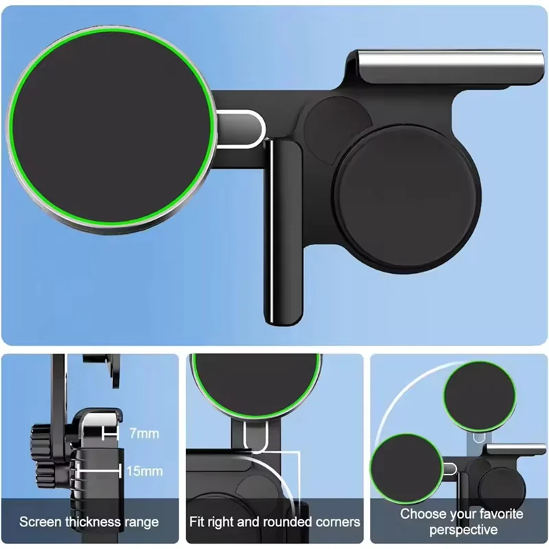

Car Phone Holder With Adjustable Magnetic Stand For Tesla Model X S Y Model 3 Highland Screen Side Support