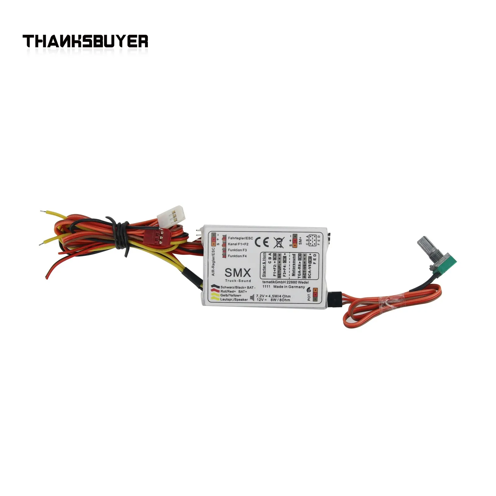 SMX Sound Module RC Truck Sound Module Suitable For RC Truck Models DIY Makers