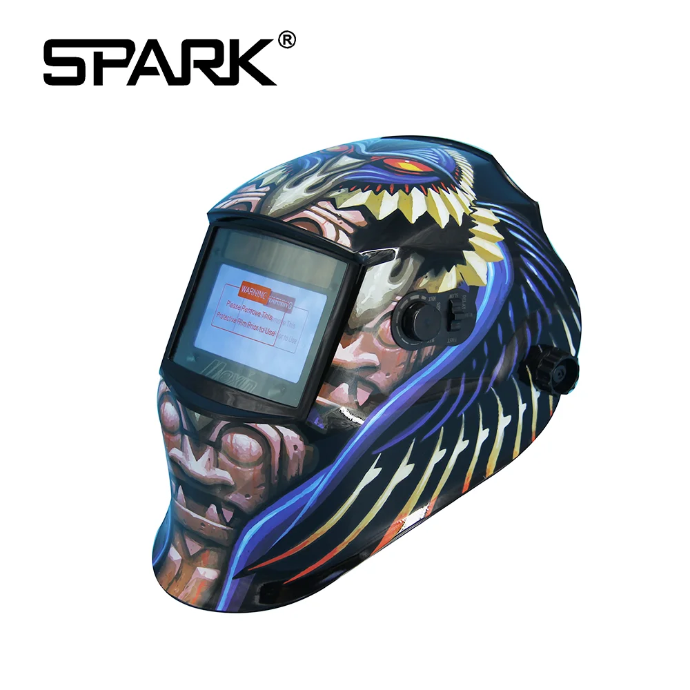 SPARK 4 sensor solar auto darkening mask helmet welding