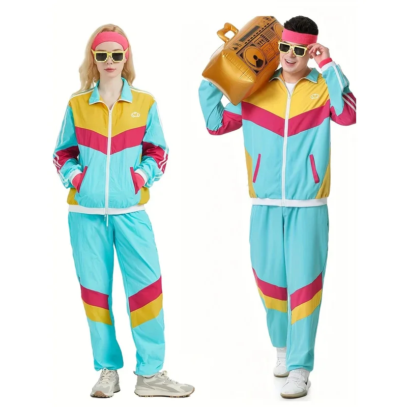 80S Retro Disco Blu… - image