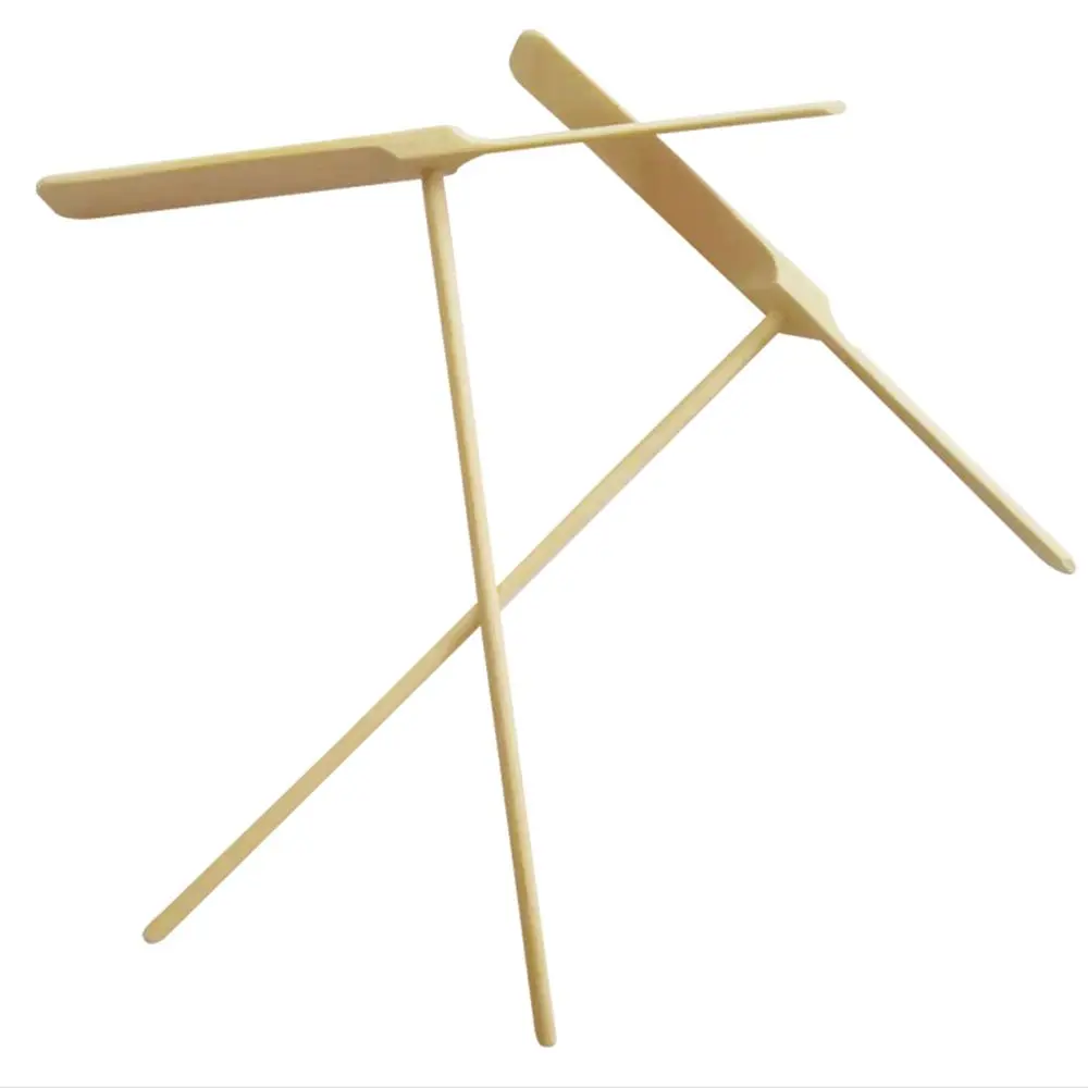 10Pcs New for Kids Boy Girl Wooden Flying Toys Accessories Bamboo Dragonfly Hand Rub Propeller Flying Fairy Toy