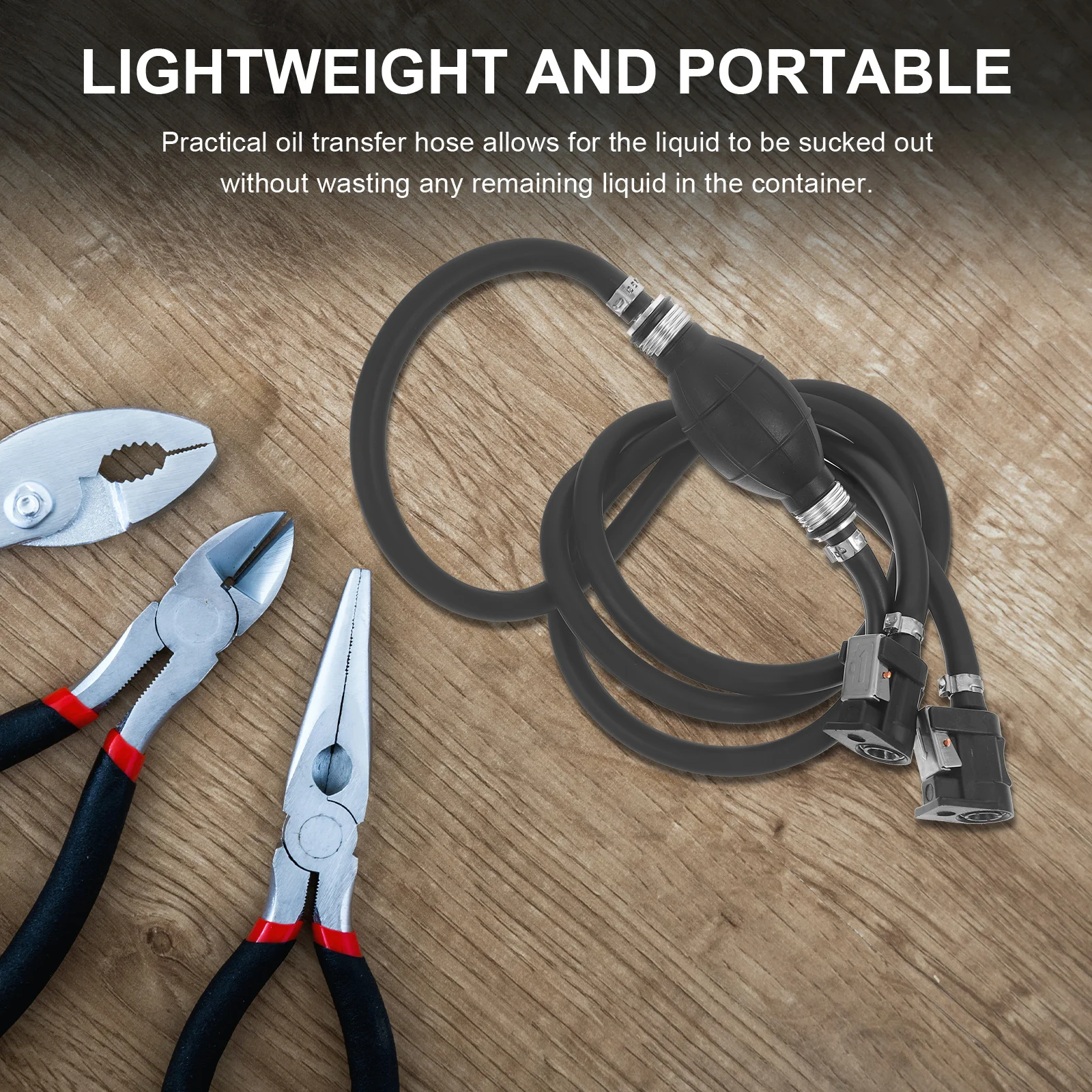 

Oil Hose Rubber Water Fuel Transfer Manual Accessory Gas Pump Suction Engine Hose Sucker Pump For Outdoor
