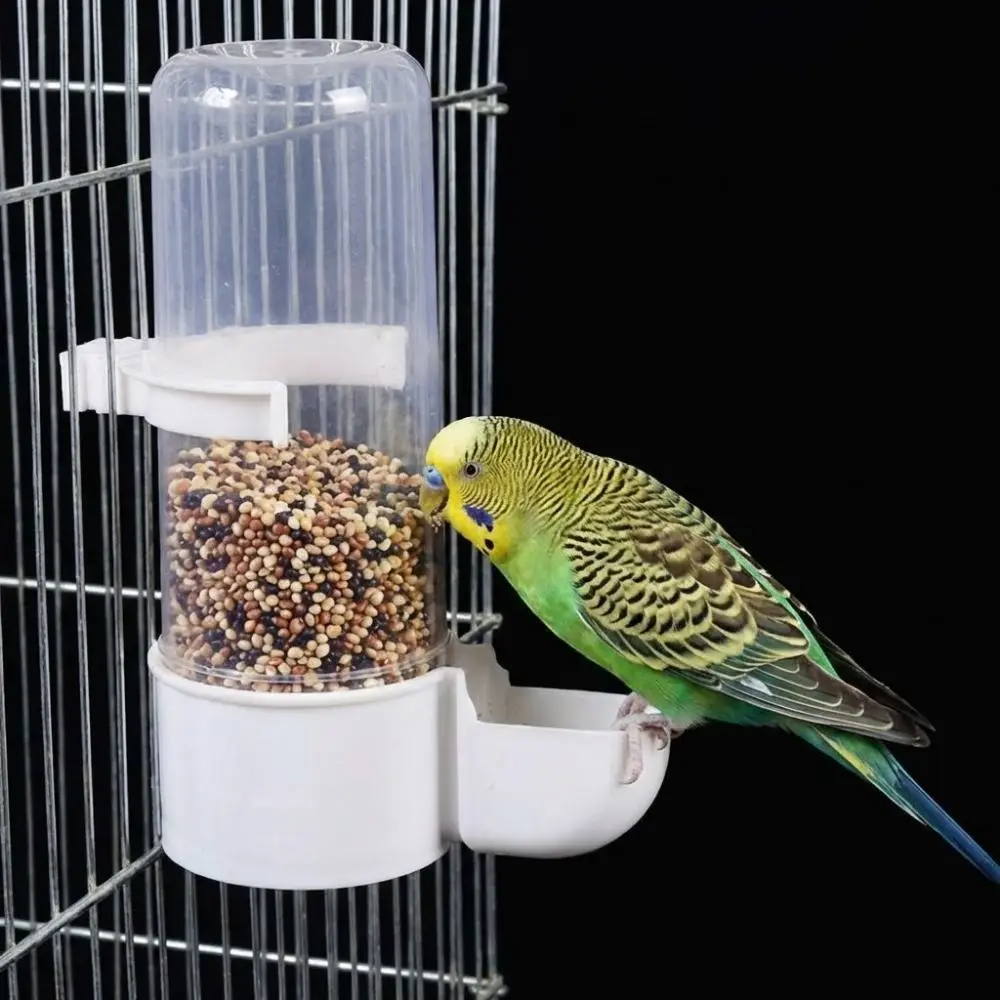 240ML Capacity Automatic Bird Feeder Leak-Proof Plastic Bird Water Dispenser Detachable Base Hummingbird Feeder