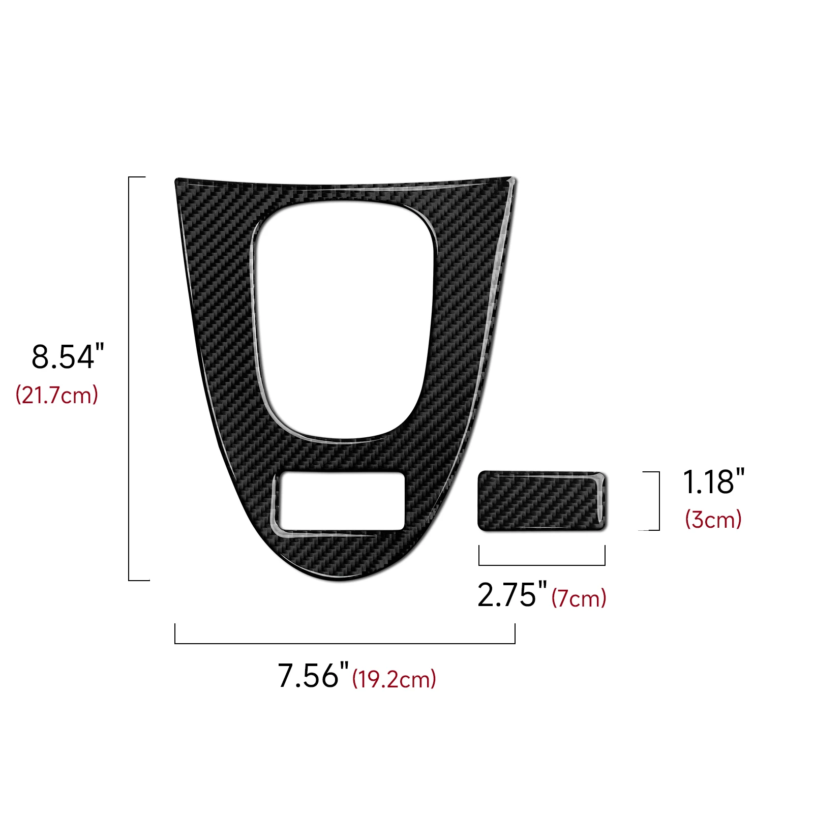 Carbon Fiber Interior Sticker. Car Center Console Gear Shift  Panel. For Mercedes Benz CLK A209 C209 (2002-2010) Accessories. view 2