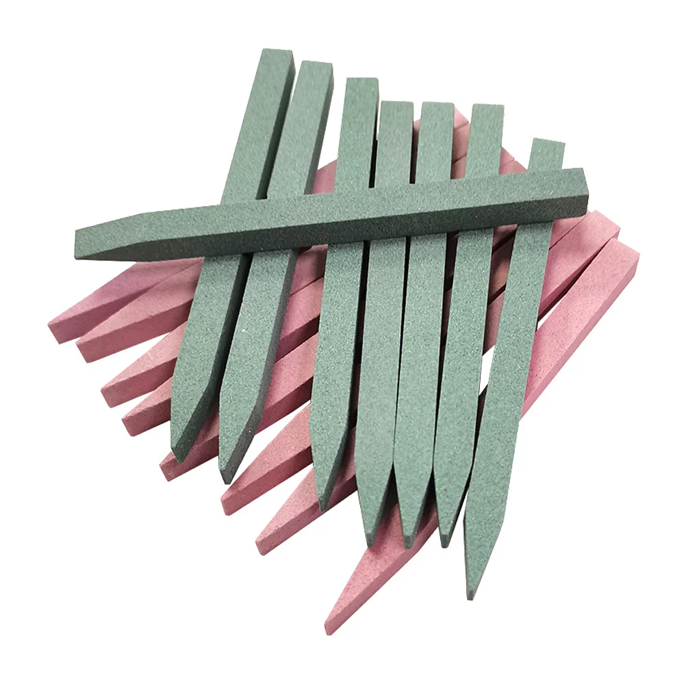 

12 Pcs Nail Quartz Grinding Stick Trimmer Stickers Buffing Stone Tool Manicure Supply Small Woman