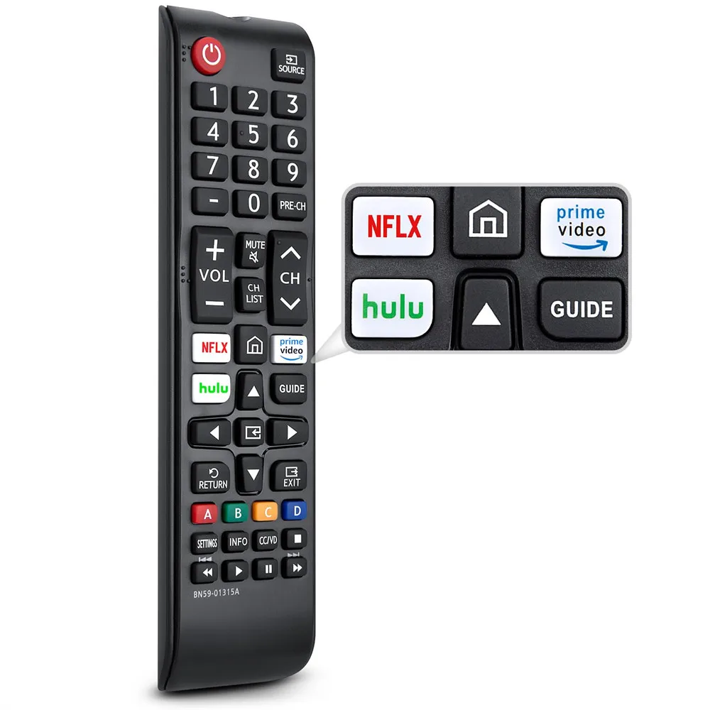 BN59-01315A Universal Remote Control for Samsung Smart TV Replacement for Samusng Remote LED, LCD, HDTV, 3D, Series TVs