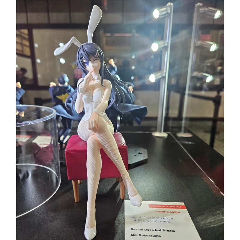 

Новая 21 см оригинальная фигурка Aniplex Rascal Does Not Dream Of Bunny Girl, модель игрушки Sakurajima Mai, экшн в положении сидения