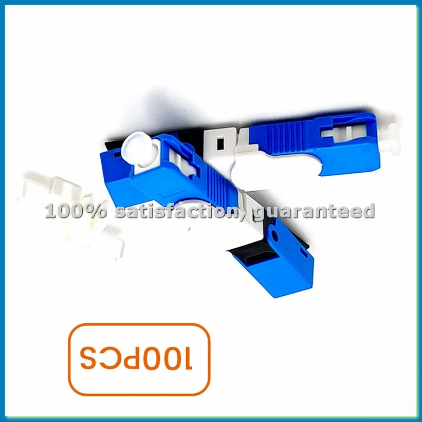 

100 шт./лот FTTH ESC250D SC/UPC одномодовый оптоволоконный быстрый разъем FTTH SM оптический быстрый разъем-ABFT
