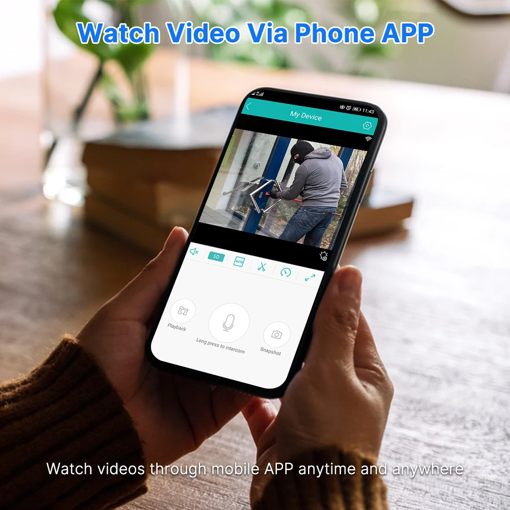 Cámara de Seguridad Hiseeu 4K 8MP Wifi PTZ de Doble Lente, Audio Bidireccional, Seguimiento por IA, Video Inalámbrico, Cámaras de Vigilancia IP