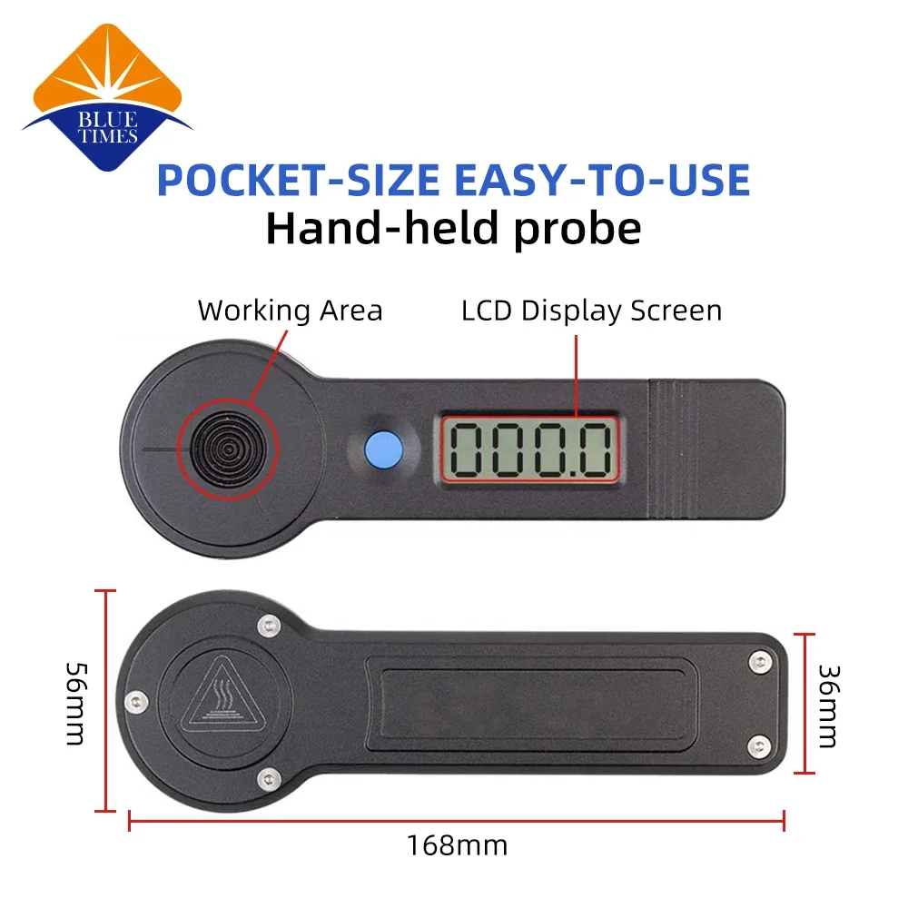 0-200W HLP-200 Handheld CO2 Tube Power Meter HLP-200B power meter for tube co2