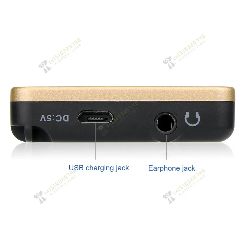 V-112 Draagbare Radio, Mini Goud Fmam