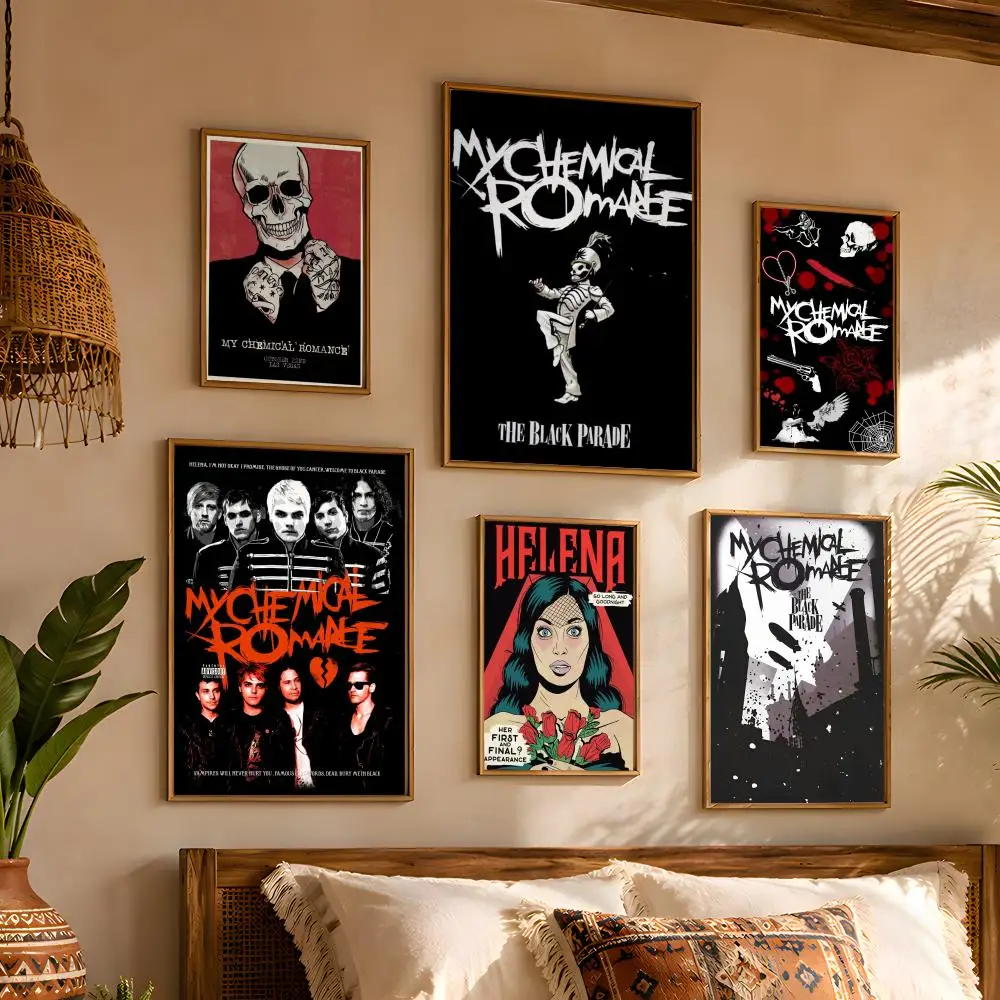 My C-Chemical RomanceS Band Budget Wall Makeover Simple Interior Look Cozy Guest Bedroom Modern Room Upgrade Cozy  Poster