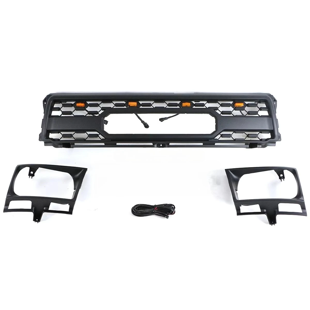 Off Road New Design ABS Black Grille With Light Fit for 4RUNNER 2WD PICKUP 1989-1991 Hilux