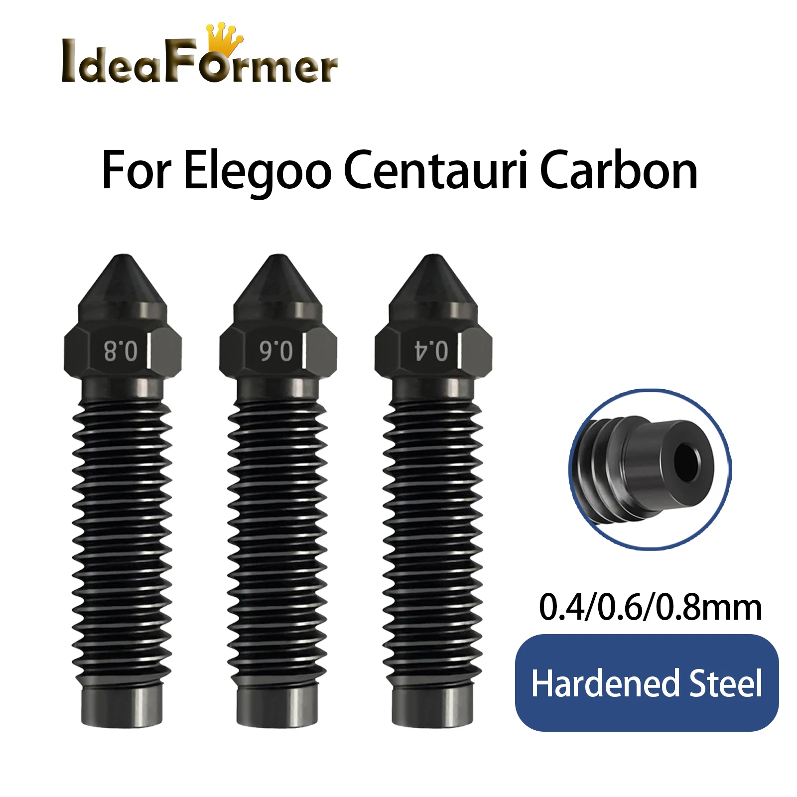 

For Centauri Carbon Nozzles 3D Printer Extruder Nozzle 3D Printer Accessories For Elegoo Centauri Carbon/Centauri 3D Printers