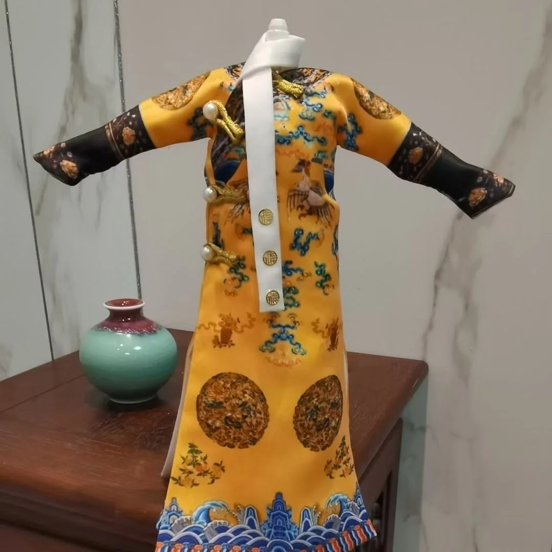 

1/6 BJD DOll Clothes, Qing Dynasty Costume Ancient Clothing OB24 Cheongsam Dress Free Shipping