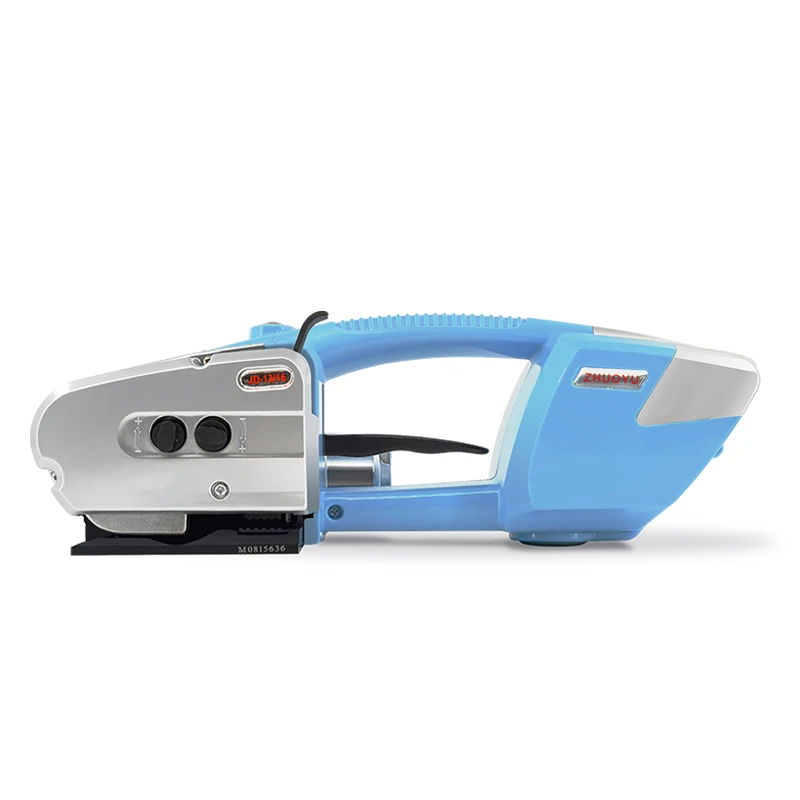 Handheld Electric Powered PET PP Semi Automatic Poly Battery Strapping Tool For On Plastic Strap High Safety Energy Saving