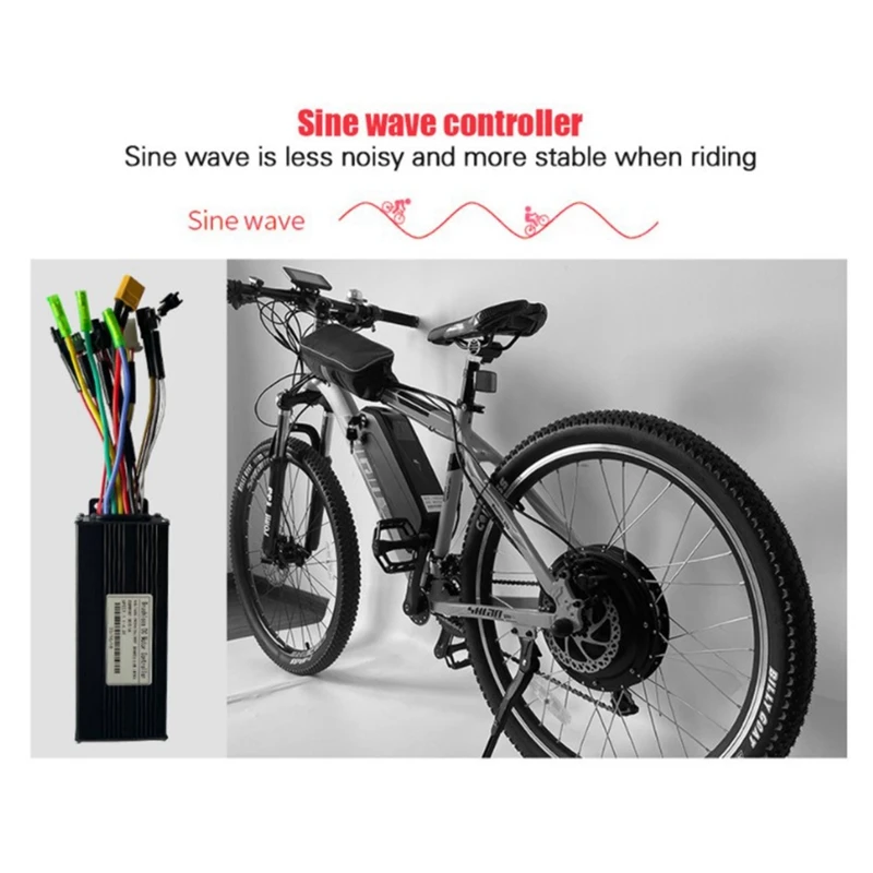 E-Bike-Controller 36 v48v 750w 1000w bürstenloses kt 30a Sinus-Drei-Modus-Controller Elektro fahrrad zubehör