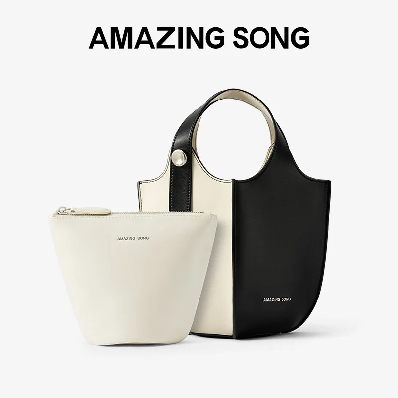 

Amazing Song Summer Crossbody - Fruit Basket Denim Bucket for Casual Chic Style