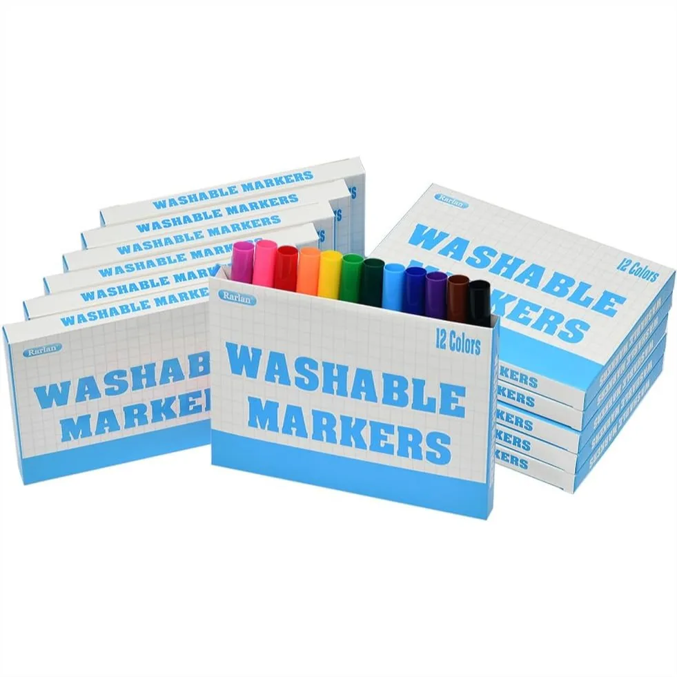 

Washable Markers Bulk 144 Count Classpack 12 Colors 12 Boxes For Kids Classroom School Supplies