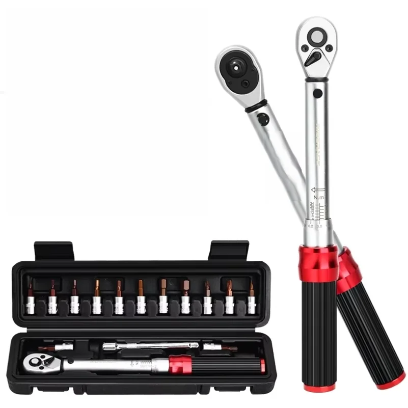 Bicycle Torque Wrench Set 15Pcs 1/4