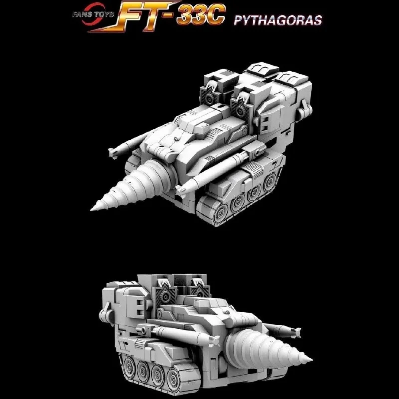 【곧 출시】오리지널 변환 장난감 Fanstoys FT33C 드릴링 머신 FT-33C 계산 킹 조합 회원 액션 인형