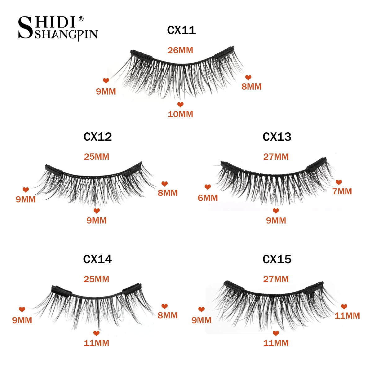 10 أزواج مجموعة الرموش المغناطيسية مع حزمة بكرة الشعر ثلاثية الأبعاد الرموش الصناعية المغناطيسية مقاوم للماء لا حاجة للغراء رقيق قابلة لإعادة الاستخدام المكياج #2