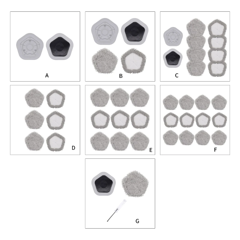 Mop Pad อะไหล่สำหรับ DreameBot W10 & W10 Self-ทำความสะอาดหุ่นยนต์สูญญากาศ Mop อุปกรณ์เสริมเครื่องดูดฝุ่น Mop ผ้า