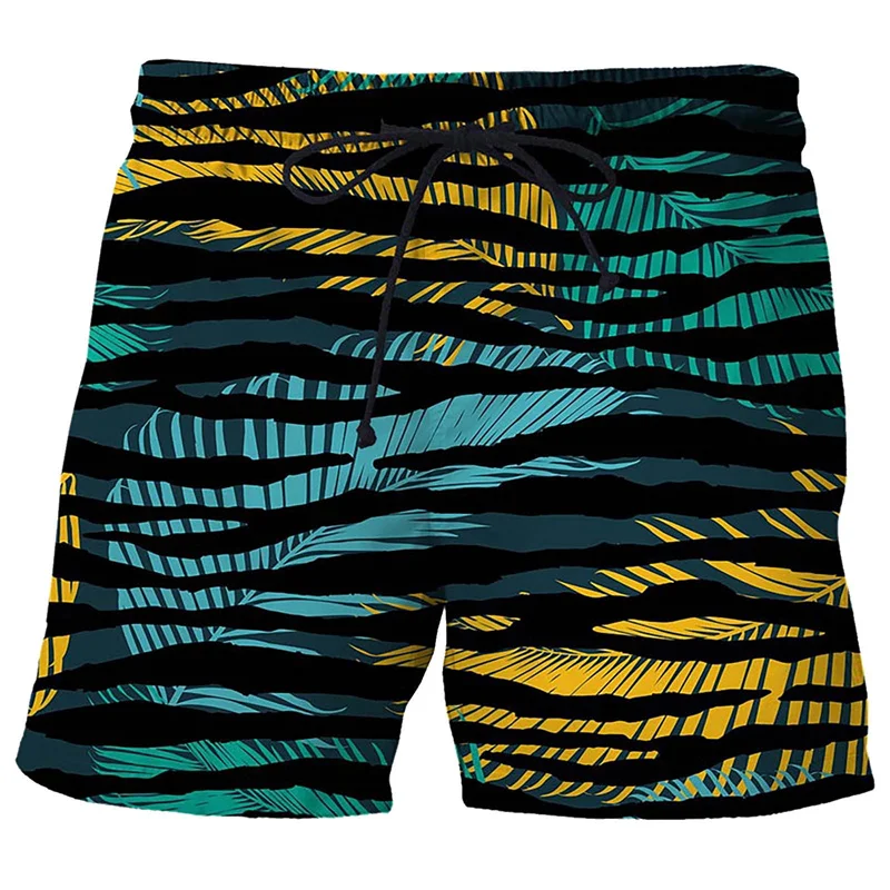 

Men's Fashion Board Shorts Summer Colorful Leopard 3D Printed Sports Short Pants Hawaiian Vacation Beach Shorts Swim Trunks