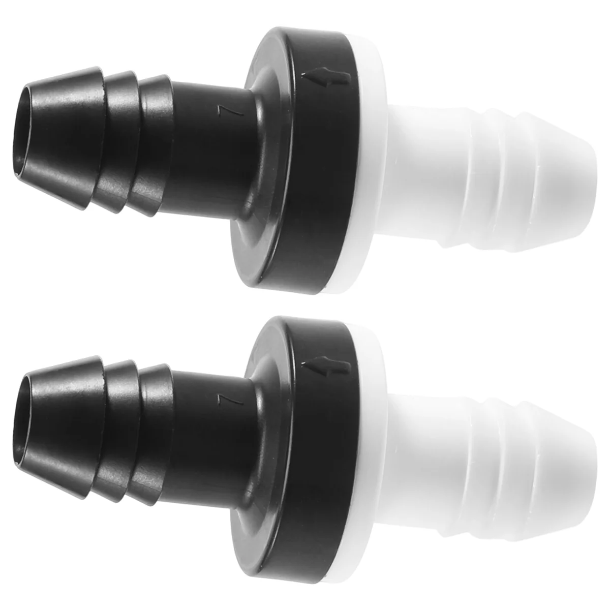 AT77 2 шт. 3/8 дюйма 10 мм встроенный ABS односторонний обратный обратный клапан для воды для топливного газа, жидкого воздуха