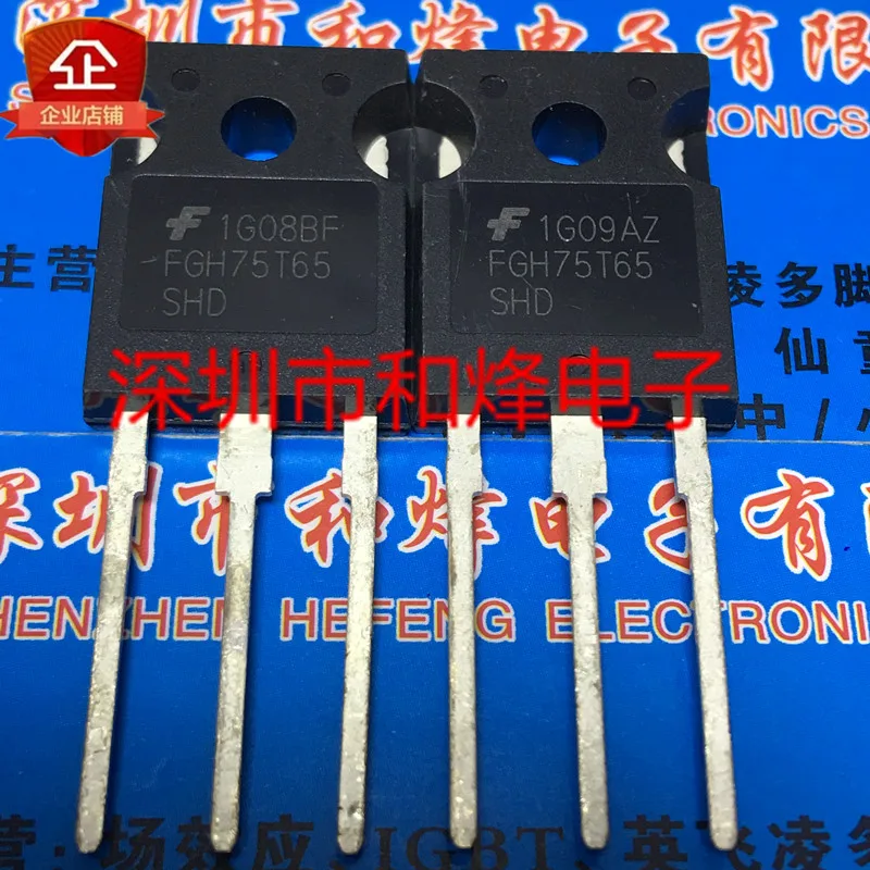 5PCS-10PCS FGH75T65SHD TO-247 650V 75A NEW AND ORIGINAL ON STOCK