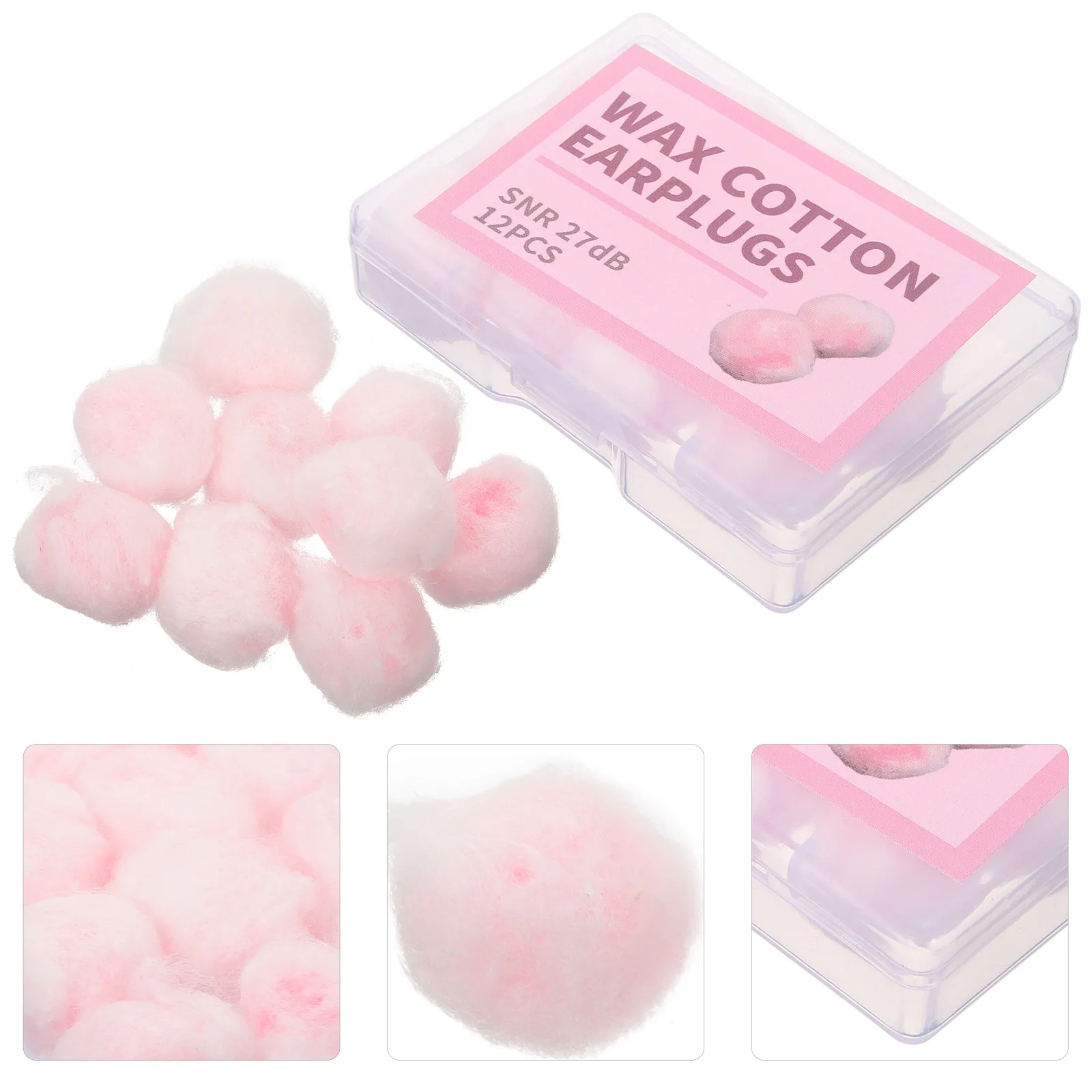 

12 шт. восковых берушей для сна: превосходное шумоподавление, комфорт, легкость – для путешествий, самолета, от храпа, для работы