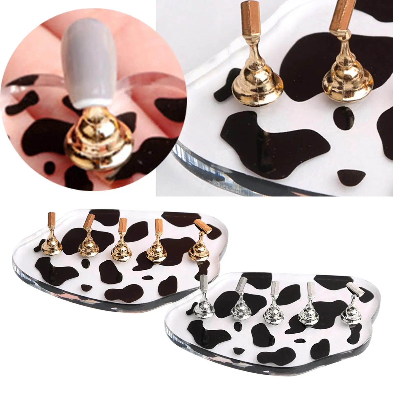Nail Art Holder Nail Tip Practice Holder Manicure Tools for Nail Art Display