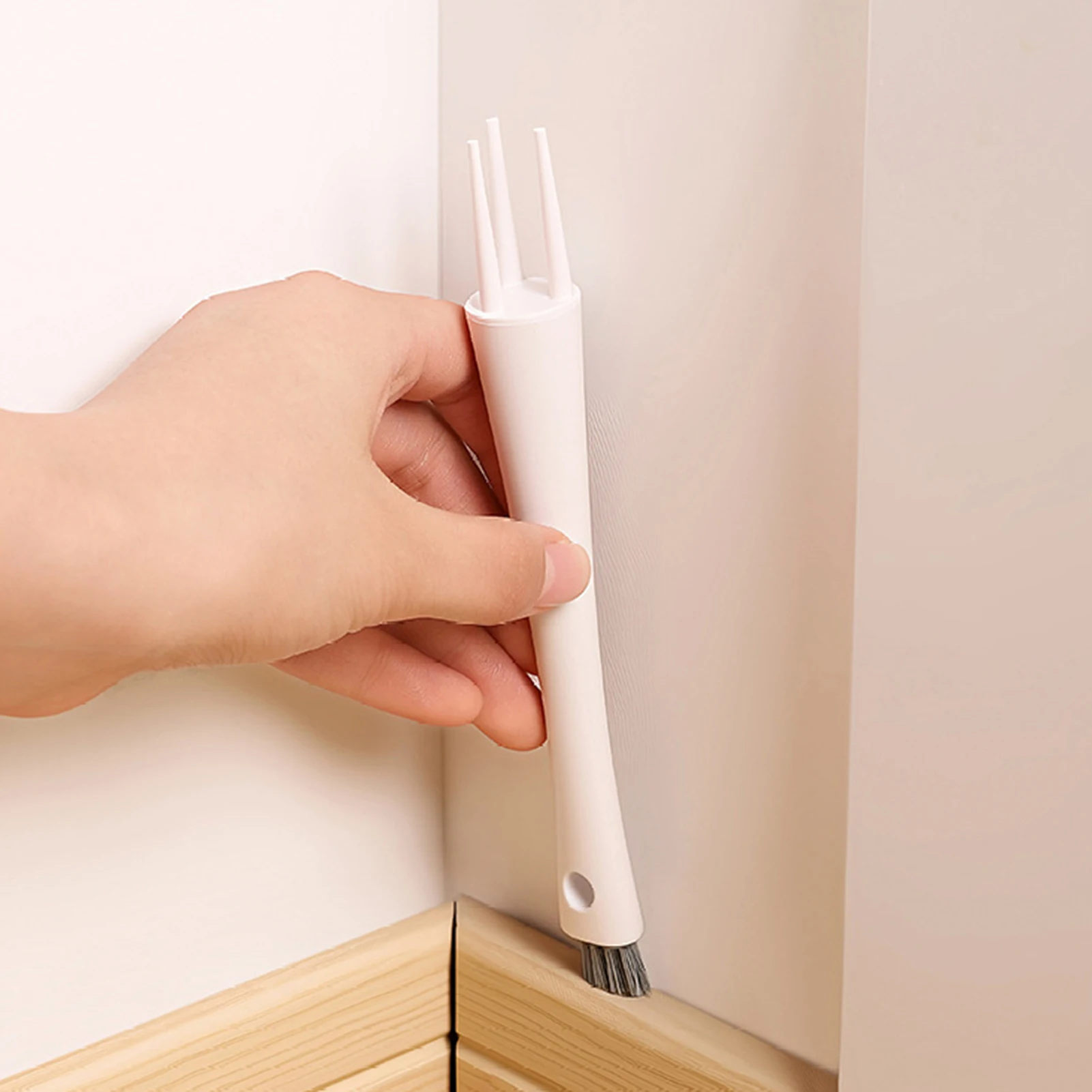 Mini Cleaning Brush for Corners and Gaps  2-in-1 Multipurpose Bathroom and Floor Tiles Cleaning Brush