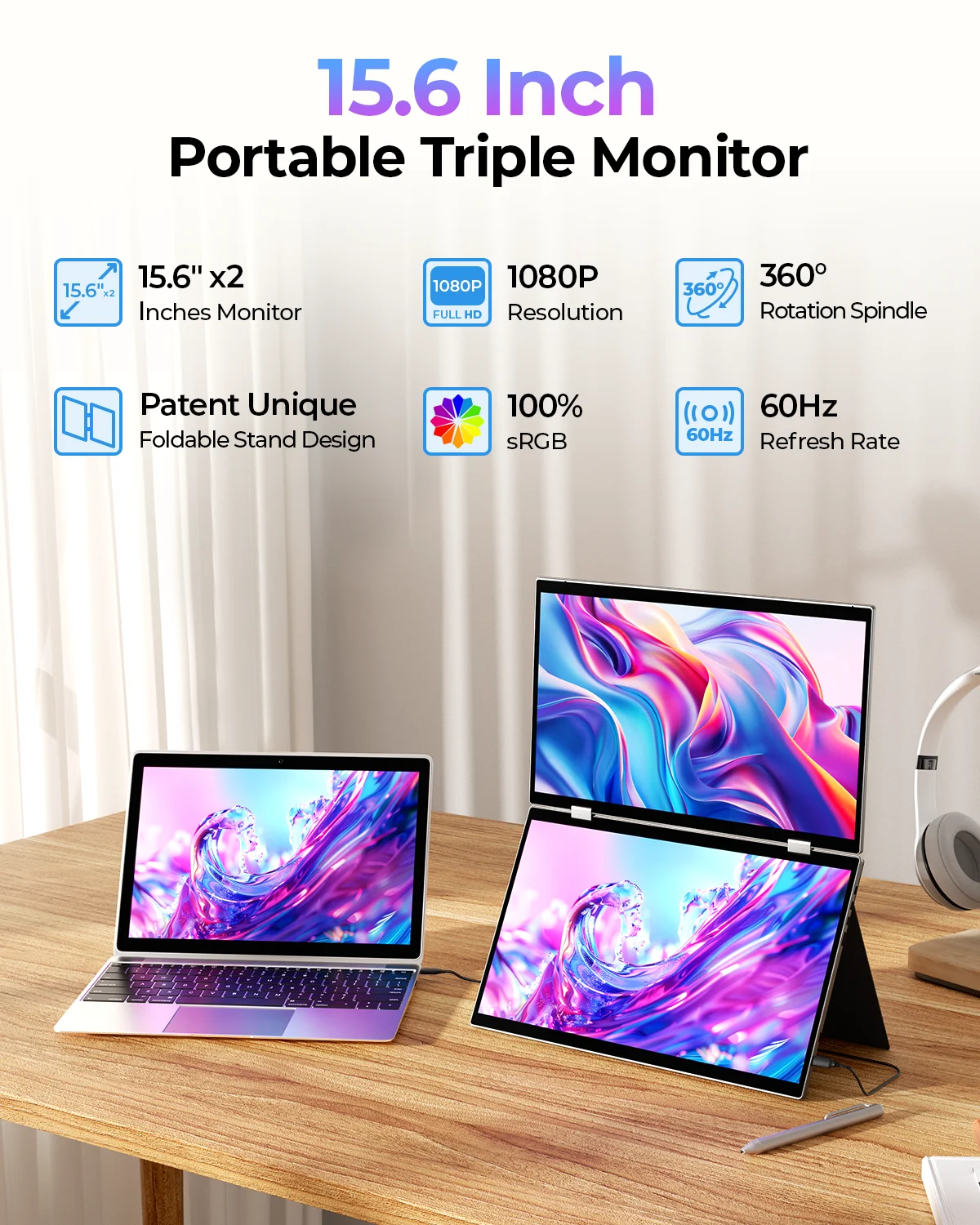 Triple Screen Monitor Portable - Monitor Portable Usb review and price