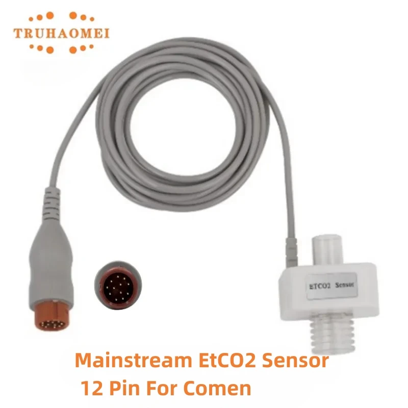 Mainstream EtCO2 Sensor Capnograph CO2 Module For Monitor Philips Mindray Comen Contec Yonker Bionet Nihon Kohden Zoll BLT