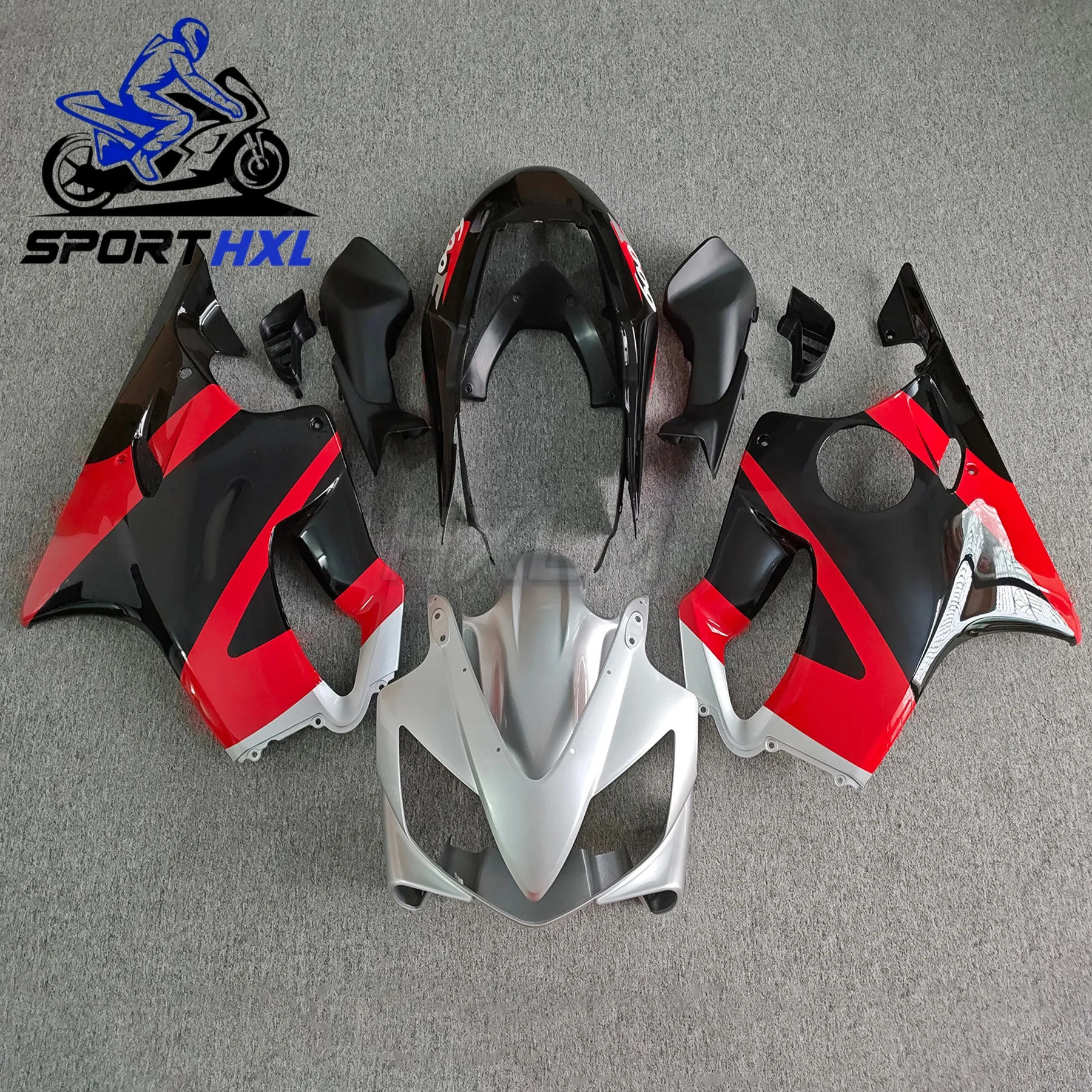 For Honda Cbr600 2004 - 2007 Plastic Fairings CBR 600 2005 2006 Red Black Grey Body Fairings Kits Unpainted