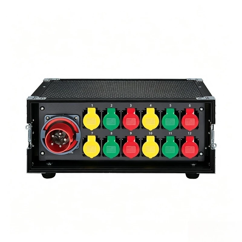 For 24-Channel Performance Power Socket Distribution Box 200A Input Lighting LED Screen Event Distribution Box