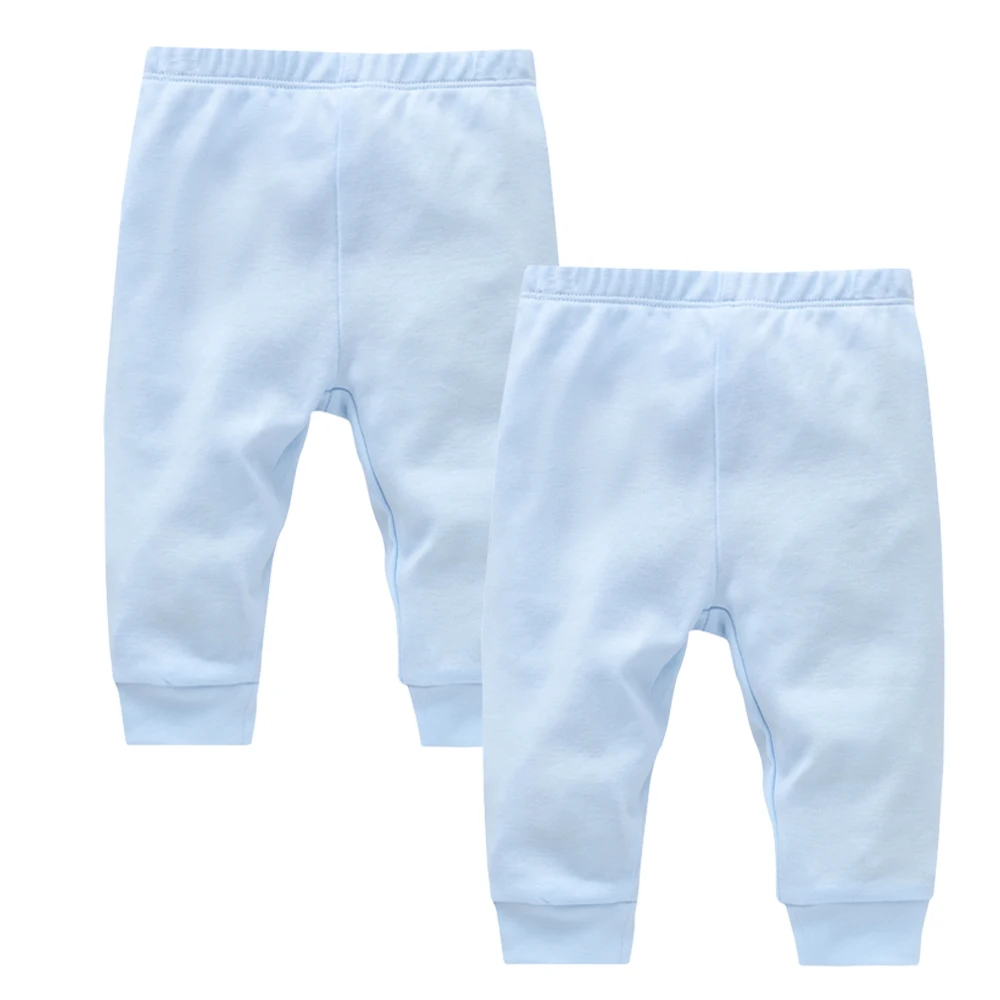 Unisex pantalones largos algodón bebé recién nacido 0-12 meses - imagen 3