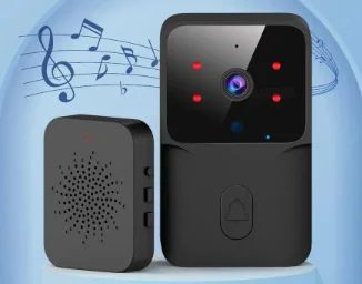 HD WiFi-videodeurbel Oplaadbaar nachtzicht met laag energieverbruik Slimme beveiligingsdeurbel 1-op-1 huisintercom