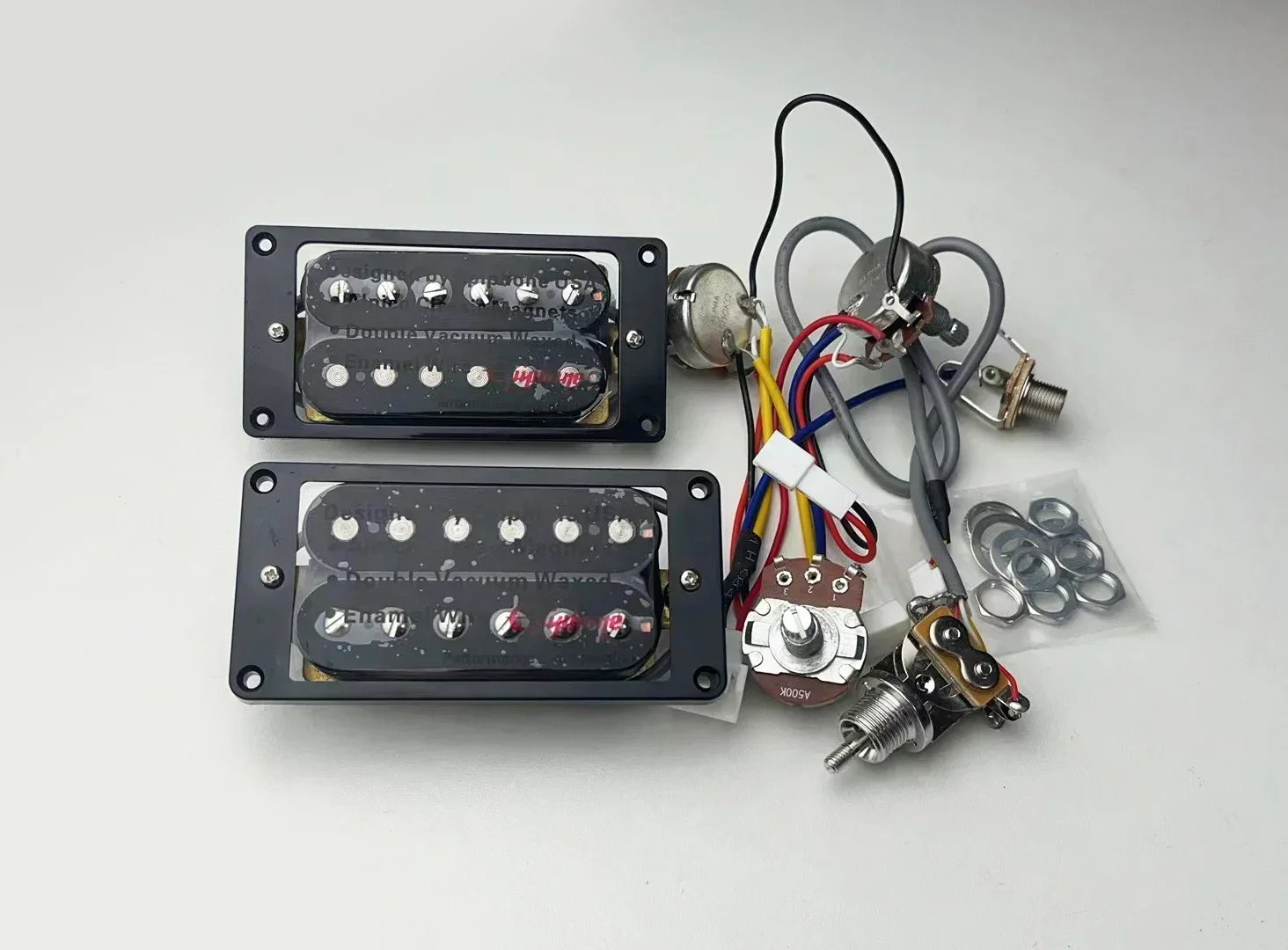 

Hot-selling Guitar Accessories double coil guitar pickup with 1V1T wiring harness and 2V1T wiring harness available