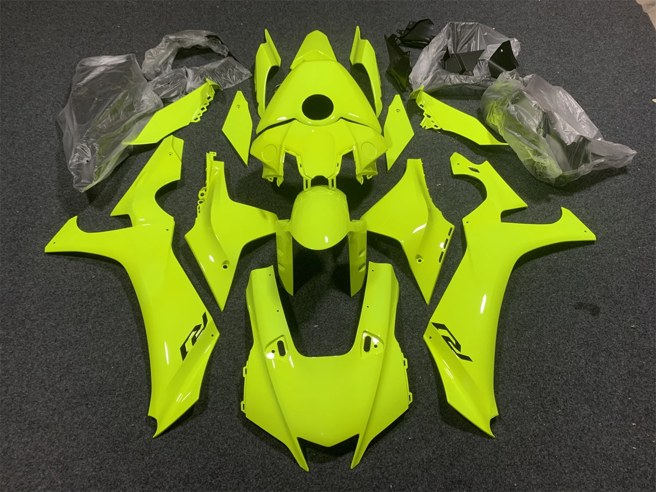 Motorcycle Fairing Kit fits to YZF-R1 2020 2021 2022 YZF1000 2021 22 Year fairing Fluorescent Yellow motorcycle housing