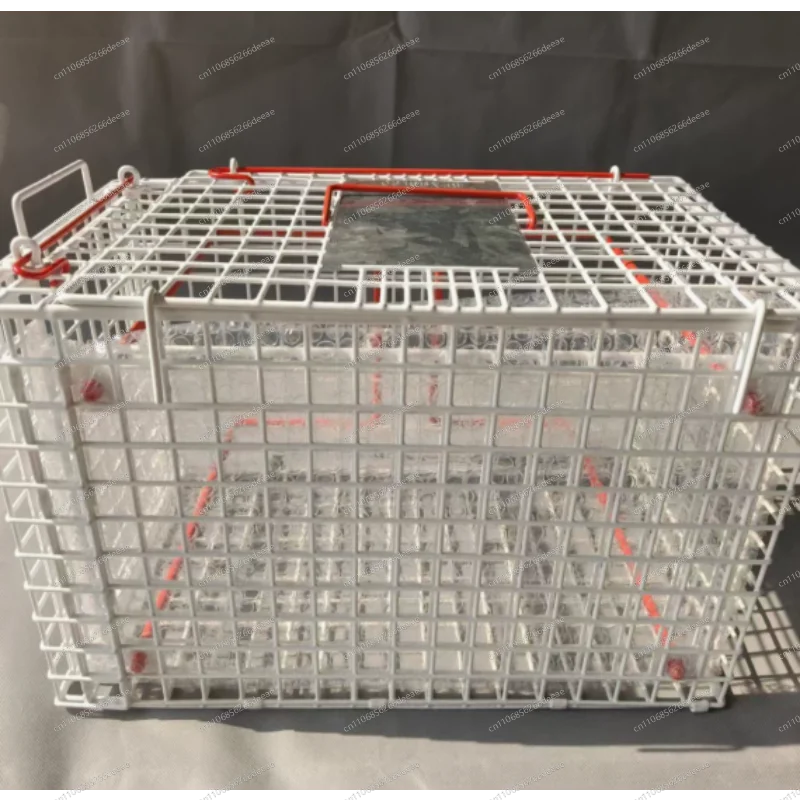 Professional Cat Immobilization Cage – White, for Injection, Grooming & Rescue (Non-Slip Design) view 4