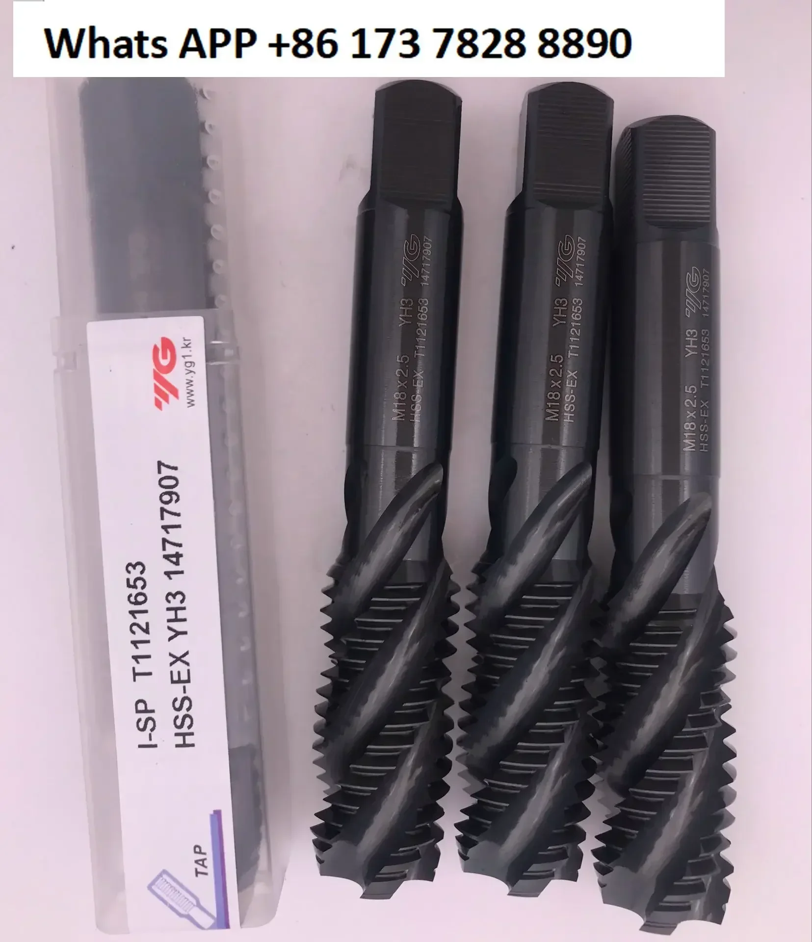 Imported from South Korea YG steel parts special black screw machine  tap T1121M16 182024 30 36