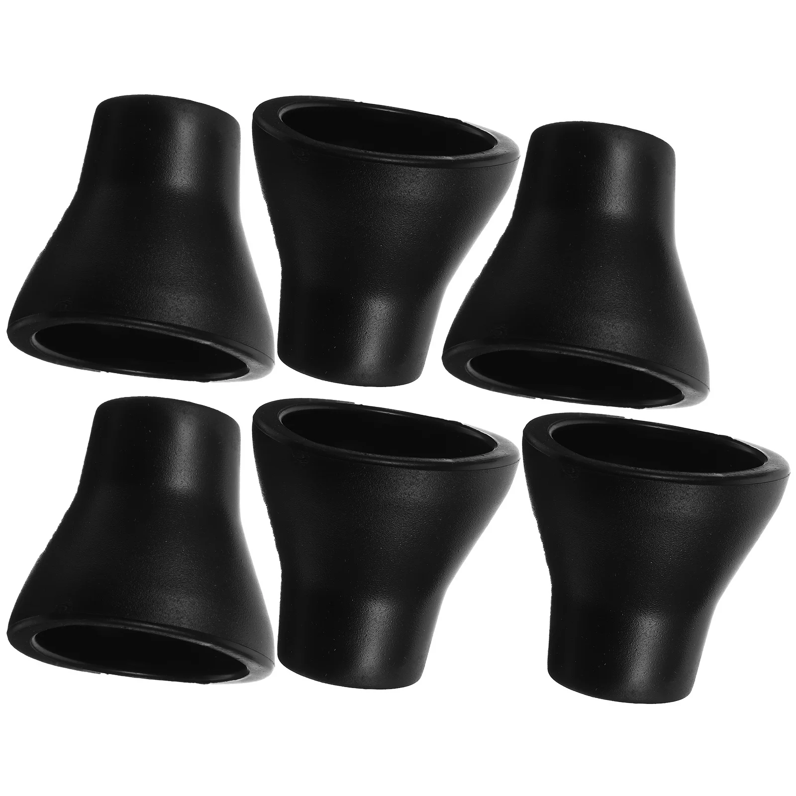 6 шт., резиновые захваты для извлечения мячей, сменные присоски, маленькие инструменты, черный захват для гольфа, практичный, легкий, удобный для гольфа