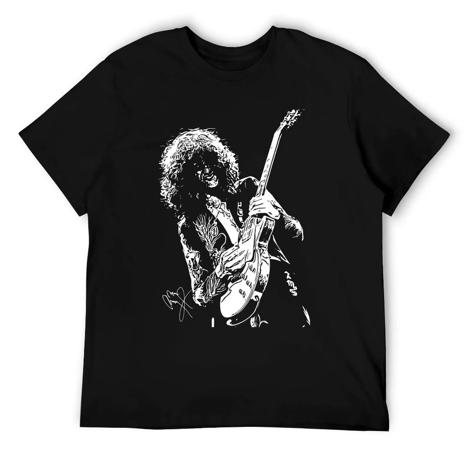 

Jimmy Page Guitar 5 T-Shirt t shirt man casual anime t shirts for man T-Shirt